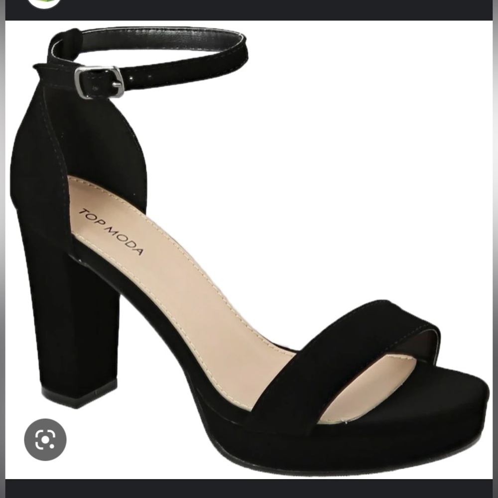 Black Platform High Heels
